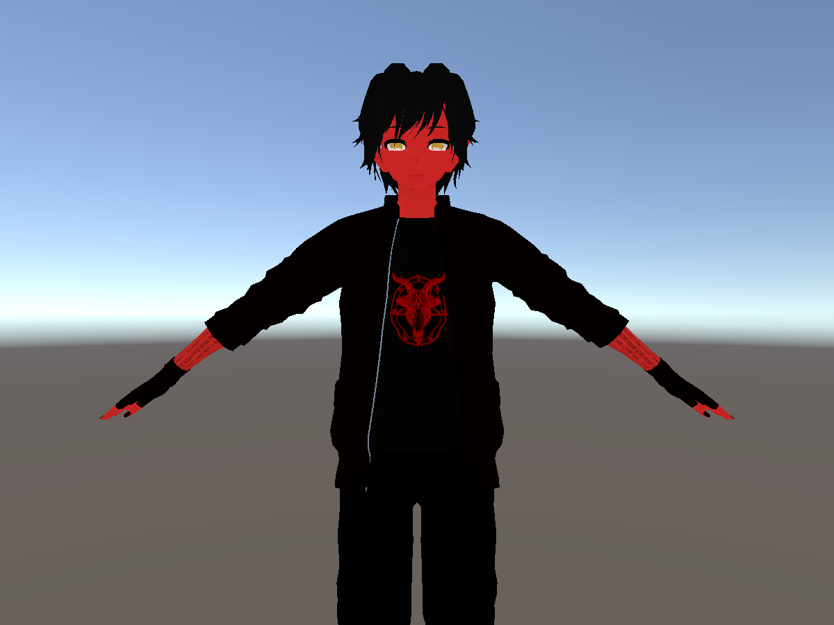 demon boy v3 by Thovara - VRChat avatar preview