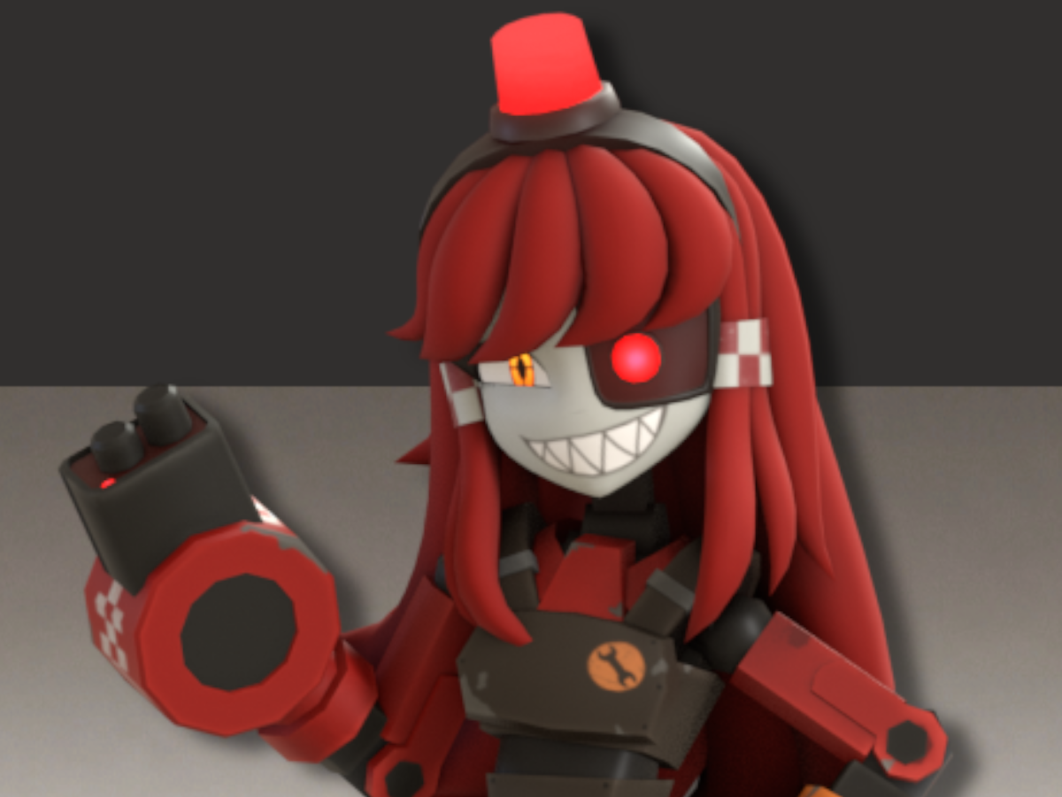 Humanoid（?） Mimi Sentry by TheK1tsune - VRChat avatar preview