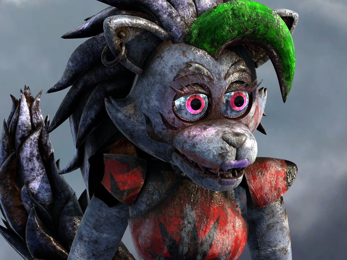 Proto-Rock Roxy by PsychicComedy - VRChat avatar preview